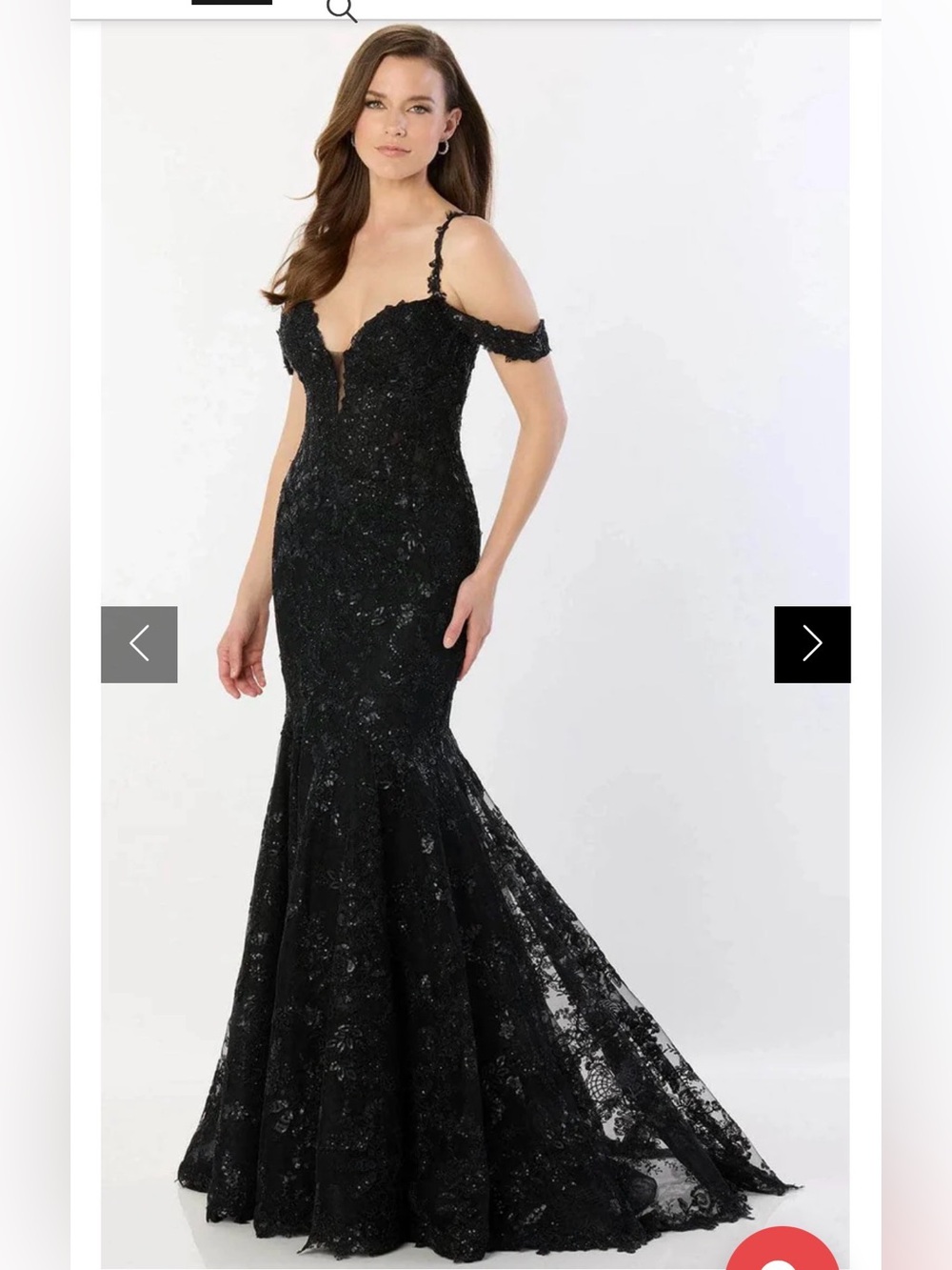 NWT Montage by Mon Cheri m2232 black dress